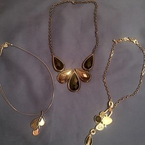 3 lia Sophia Necklaces